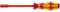 Wera 05005330001 190 I Vde Tournevis isolé à douille, 11.0 x 125 mm, Rouge