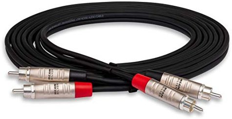 Hosa HRR-010X2 Pro Stereo Interconnect, Dual REAN RCA to Same, 10 Feet