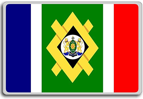 South Africa, Johannesburg city flag fridge magnet - Kühlschrankmagnet