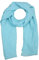 Zwillingsherz Seiden-Tuch Damen dezentes Muster - Made in Italy - Eleganter Sommer-Schal für Frauen - Hochwertiges Seidentuch/Seidenschal - Halstuch und Chiffon-Stola stilvolles Muster türkis