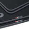 tuning-art BEF859 Fußmatten passend für VW UP Skoda Citigo Seat MII 2011-2023, Naht:Silber