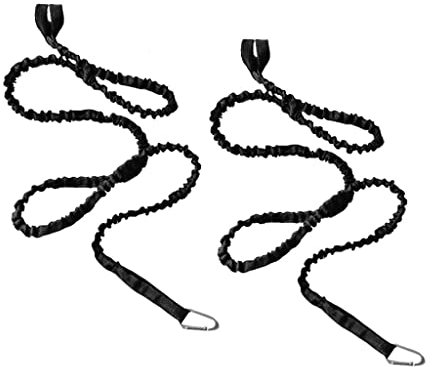 Sharplace (2 Pack Kanu Boot Sport Rafting Paddel Sicherungsleine mit Karabinerhaken für - und Stechpaddel