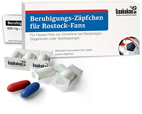 Geschenk männer ist jetzt BERUHIGUNGS-ZÄPFCHEN® für Rostock-Fanartikel Fans by Ligakakao.de