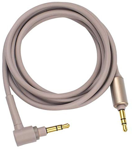 Replacement Auxiliary Audio Cable Extension Cord Compatible with Sony MDR-XB950BT MDR-1000X WH-1000XM2 WH-1000xm3 WH-CH700N MDR-100ABN MDR-1A MDR-1ADAC MDR-XB950N1 Wireless Headphones. (Gold)