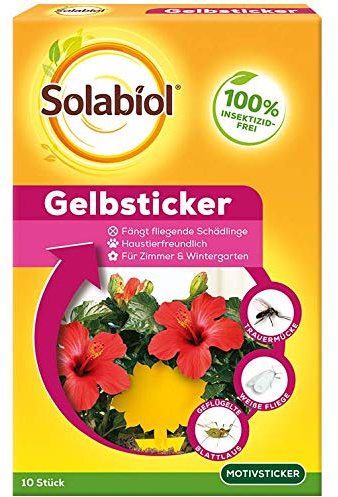 Solabiol Gelbsticker 10 Motiv-Sticker