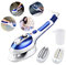 Beewanta Vaporizador de Ropa de Viaje, vaporizador portátil portátil de Ropa de Viaje Plancha Vertical y Plana Vaporizador de Tela portátil for el hogar y los Viajes (Color : Blue)