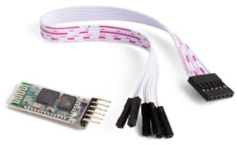 Whadda HC-05 Bluetooth-Übertragungsmodul, 2,45 GHz, Reichweite 10 m, Chip CSR BC417, Integrationsmodul für Mikrocontroller