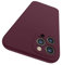 SURPHY Cover compatibile con iPhone 12 Pro Max 6,7 pollici, All Inclusive Lens Silicone Liquido Gel Gomma Protezione Completa Cover per iPhone 12 Pro Max 6,7 pollici, Prugna