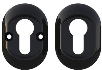 Ultion Sweet Escutcheon Keyhole Cover - Matching Door Furniture Available (Black)