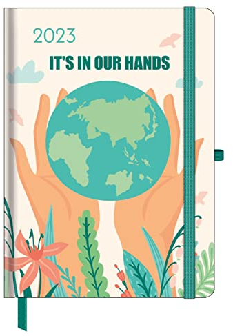 GreenLine Diary Green Vibes 2023 - Buchkalender - Taschenkalender - 16x22