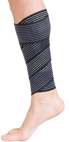 GUTEINTE Fascia Elastica Bendaggio Per Polpaccio Ginocchio Braccio, Supporto Tutore Polpacci Avvolgente, Comodo e traspirante, Per Sport e Dolori Muscolari, Unisex, 2 pezzi