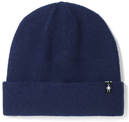 Smartwool Unisex Boiled Wool Beanie, Deep Navy, One Size