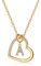 TINGN Personalisierte Geschenke für Mädchen - Kette Damen Gold Halskette Kinder Geschenke für Frauen Mama Freundin Kette Damen Halskette Mädchen Geschenk Mädchen Kinder Kette mit Buchstaben A