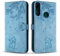 Vaitasy Handyhülle für Huawei P Smart Z, Premium PU Leder Cover mit Magnetic Closure Ständer Schutzhülle für Huawei P Smart Z - Blau Katze
