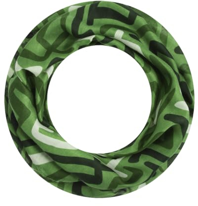Majea Loop Schal Damen Schlauchschal Halstuch schmaler Loopschal (880051) (grün 4)
