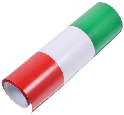 1 Rotolo Adesivo per la vita dell'auto decalcomanie a strisce da corsa automobilistica Adesivo adesivo bandiera italia arredamento adesivi adesivo universale per cofano ritagliare