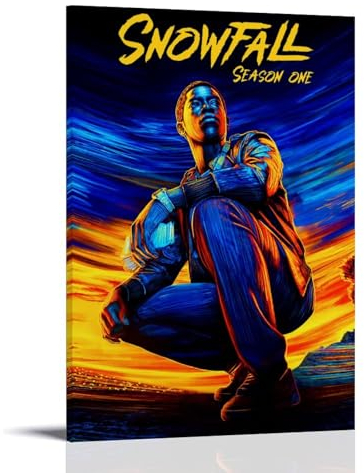 Snowfall Tvshow Poster Dekorative Malerei Leinwand Wandkunst Wohnzimmer Poster Schlafzimmer Malerei,Wandkunst Bilddruck Moderne Familienzimmer Dekor 12x18inch(30x45cm)
