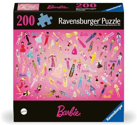 Ravensburger Puzzle Moment 12001492 - Inspiring Girls Since 1959-200 Teile Barbie Puzzle für Erwachsene und Kinder ab 8 Jahren