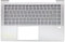 Reposamuñecas portátil para HP EliteBook 840 G7 Sin Teclado Plata Tecla Enter pequeña Nuevo