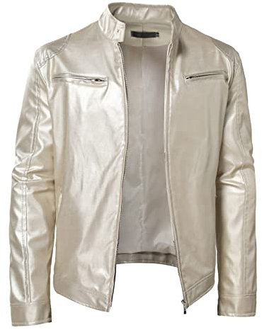 Caxndycing Veste demi-saison pour homme - Brillant métallisé - Veste bomber - Blouson automne hiver - Veste légère coupe-vent - Veste de loisirs - Coupe-vent fin - Veste d'aviateur, argenté, L