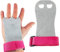 ✮Marque Française✮ Paire de manique Gym Enfant/Adulte ✮Garantie A Vie✮ Gants Gym en Cuir en Cuir|4 Tailles 2 Couleurs|Protection Paumes pour Exercice Traction/Barre/Gymnastique/Poids (GRIS, L)