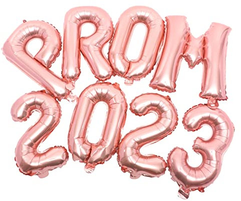 COSMEVIVI 1 Set Party Balloons Gold Letter Balloons Gold Decorations Balloon Decorations Party Decorative Balloons LED Balloons Light up Balloons for Party Prom 2023 Aluminum Foil Rose Gold