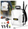 Mellif Backpack Pump Sprayer 12L, 55 Psi Cordless Pressure Garden Sprayer,Compatible with Dewalt18v Battery,25 Ft Telescopic Wand & 7 Nozzles & Widened Shoulder Strap,0.33GAL/Min