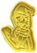 The Cookie Cutter Hub Emporte-pièce Elsa La Reine des Neiges de Noël et embosseur assorti pour biscuits biscuits argile décoration de pâtisserie