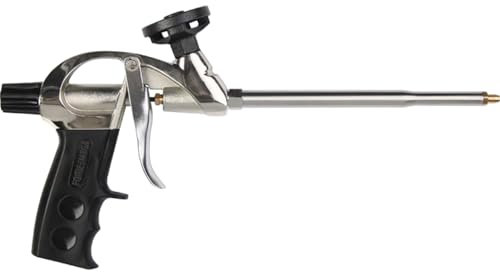 Fome Flex Mega PU Schaumpistole aus Metall - Profi Bauschaumpistole mit ergonomischen Griff - Dosierpistole für maximale Ausbeute