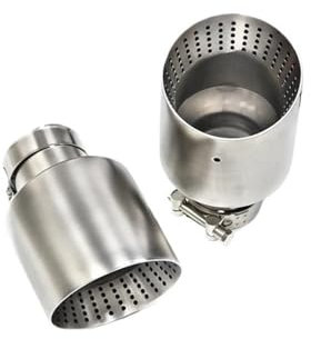 Auspuffendrohr 1 Stück Auto-Auspuffspitze Universal-Auspuffrohr Für Golf 7 Für Golf R Für GTI 54mm 60mm 63mm Schalldämpferspitze Endrohre