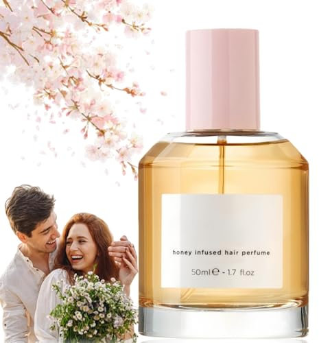 New Honey Infused Hair Perfume,Long Lasting Perfumes,Perfume for Hair with Notes of Sweet Honey,Hair&Body Fragrance Mist,Long-lasting Fragrance for Women,Long Duration Fragrance,Fruity Body Spray