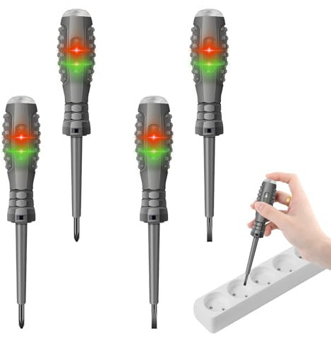 TNOMSNO Comproba de Corriente, Detector de Voltaje Sin Contacto, Bolígrafo Probador para Reparación de Circuitos