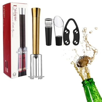 Ensemble d'ouvre-bouteilles, ensemble d'ouvre-bouteille de vin | Accessoires pour vin Kit d'ouvre-bouteille multifonctionnel Bouchon à vide, ouvre-bouteille de vin manuel, pratique et résistant, pour
