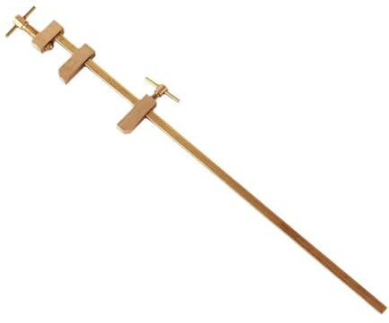 MagiDeal F Clamp Parallel Clamp Tool Measuring Adjustable Opening Brass Fast Fixed Clip DIY Carpentry Bar Clamp Japanese Wood Clamp, 360mm