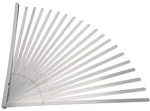 EBTOOLS Acciaio Inossidabile Portatile 20 Pale Calibro Sidrolo 500 Mm Strumento di Misurazione di Spessore per il Controllo