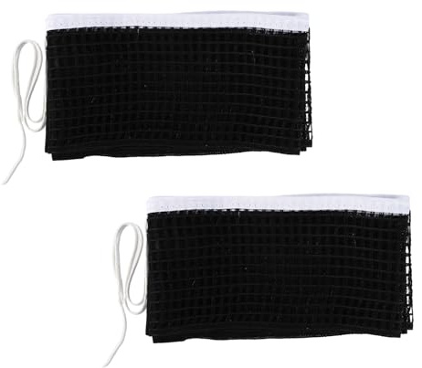 Lyreh 2stk Ping Pong Netz, 180x15cm Tischtennisnetz Ersatz für Sowohl Drinnen als Auch Draußen Schule Fitnessstudio Tischtennisnetze Ersetzen