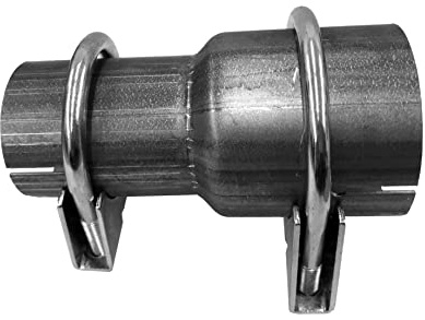 Rohr Reduzierstück Ø 40 45 50 55 60 65 70 75 mm Auspuff Adapter+2 Schellen (Ø 60 mm auf Ø 70 mm(innendurchmesser))