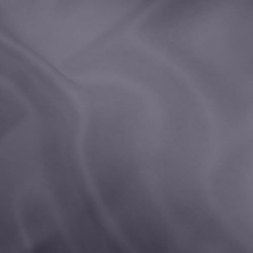 Traumschlaf Uni Mako-Satin Bettwäsche – seidig glatt & hautsympathisch aus 100% Baumwolle – edles Uni Design, atmungsaktiv & pflegeleicht – mit Reißverschluss – 2X Kissenbezug 80x80 cm, anthrazit