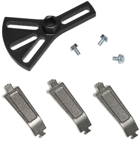 LAJHDCG Heavy Duty Adjustable Fuel Pump Removal Tool Lock Ring Wrench Repair Kit System Guide