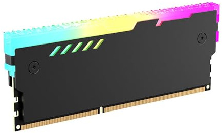 Ranuw Gilet di raffreddamento di memoria, dissipatore di calore ARGB, adatto per l'archiviazione del computer desktop, facile installazione, accessori, gaming