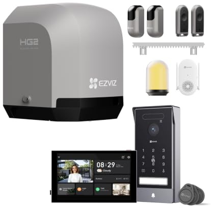 EZVIZ Lotes de HP7 Pro Videoportero y HG2 400 Motor Puerta