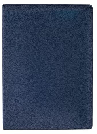 Lsb, Handy Size, Inside Column Reference, Paste-Down Blue Faux Leather, Red Letter