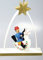 Reiterlein im Bogen Miniatur Seiffen Baumbehang Christbaumschmuck NEU 198/31B
