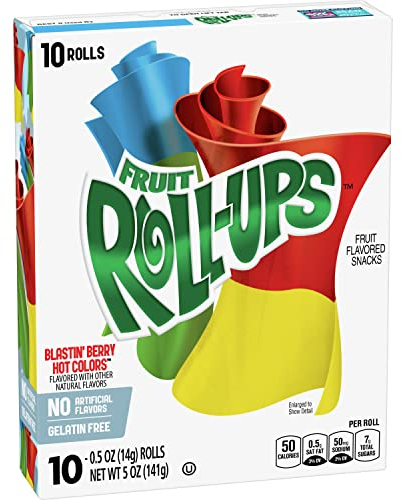 Betty Crocker Fruit Roll-Ups Blastin Berry 5oz (141g)
