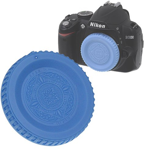 Fotodiox Designer Body Cap for Nikon F, Blue