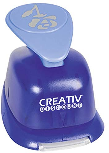 CREATIV DISCOUNT Motivstanzer Groß, ca. 2,5cm, Motiv Rose