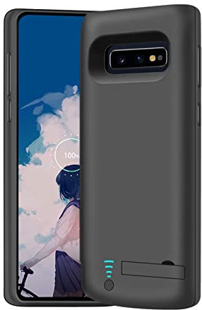 BAHOND Battery Case for Samsung Galaxy S10e, 5000mAh Rechargeable Extended Battery Charger Case, Adds 1.2x Extra Juice (5.8 Inches) Black