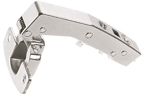 Charnière sensys 8639i w90 - Amortisseur : Avec - Décor : Noir Obsidien - Entraxe : 52 mm - Fixation : Manchon à expansion - Version : TH58 - HETTICH