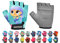 meteor Kinder Fahrradhandschuhe Bike Gel BMX Handschuh Jungen Fahrrad Handschuhe Mädchen radhandschuhe Scooter radhandschuhe Kinder Tretroller Handschuhe Fahr-Rad