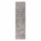 Mynes Home Kurzflor Vintage Teppich Grau Beige / 80x300 cm/Pflegeleichte Kurzflorteppiche im Boho Design/ideal für Wohnzimmer geeignet/mit Baumwolle Rücken